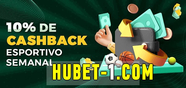 10% de bônus de cashback na hubet 